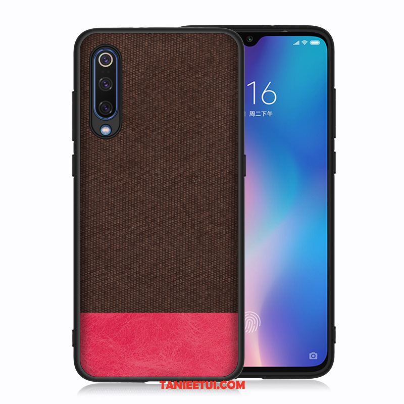 Etui Xiaomi Mi A3 Niebieski Telefon Komórkowy Płótno, Obudowa Xiaomi Mi A3 Silikonowe Anti-fall Mały Beige