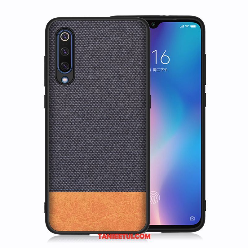 Etui Xiaomi Mi A3 Niebieski Telefon Komórkowy Płótno, Obudowa Xiaomi Mi A3 Silikonowe Anti-fall Mały Beige