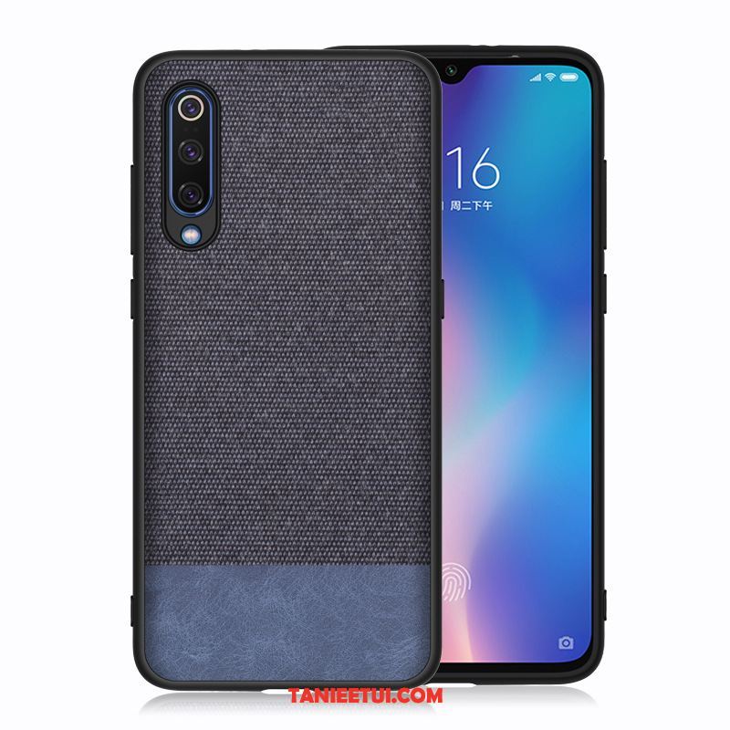 Etui Xiaomi Mi A3 Niebieski Telefon Komórkowy Płótno, Obudowa Xiaomi Mi A3 Silikonowe Anti-fall Mały Beige