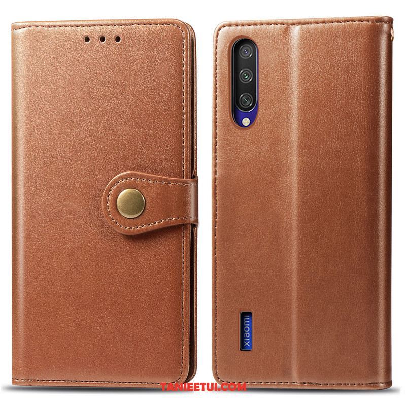 Etui Xiaomi Mi A3 Zielony Jednolity Kolor Mały, Pokrowce Xiaomi Mi A3 Ochraniacz Proste Telefon Komórkowy Beige