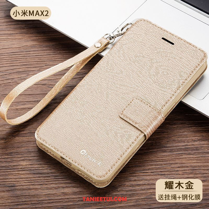 Etui Xiaomi Mi Max 2 All Inclusive Skórzany Futerał Mały, Futerał Xiaomi Mi Max 2 Telefon Komórkowy Czerwony Niebieski Beige