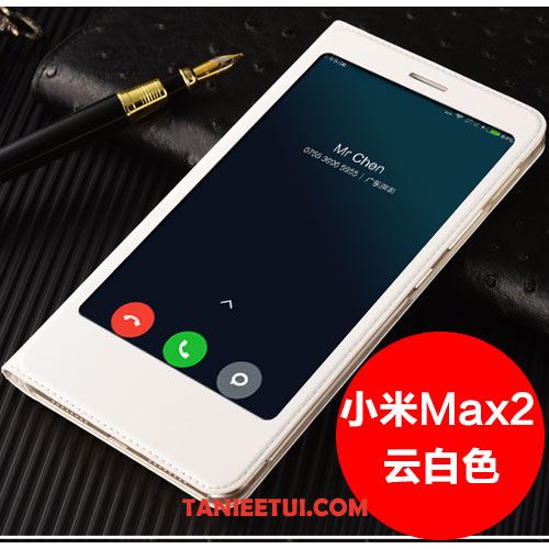 Etui Xiaomi Mi Max 2 Klapa Ochraniacz Mały, Obudowa Xiaomi Mi Max 2 Telefon Komórkowy Anti-fall Złoto Beige