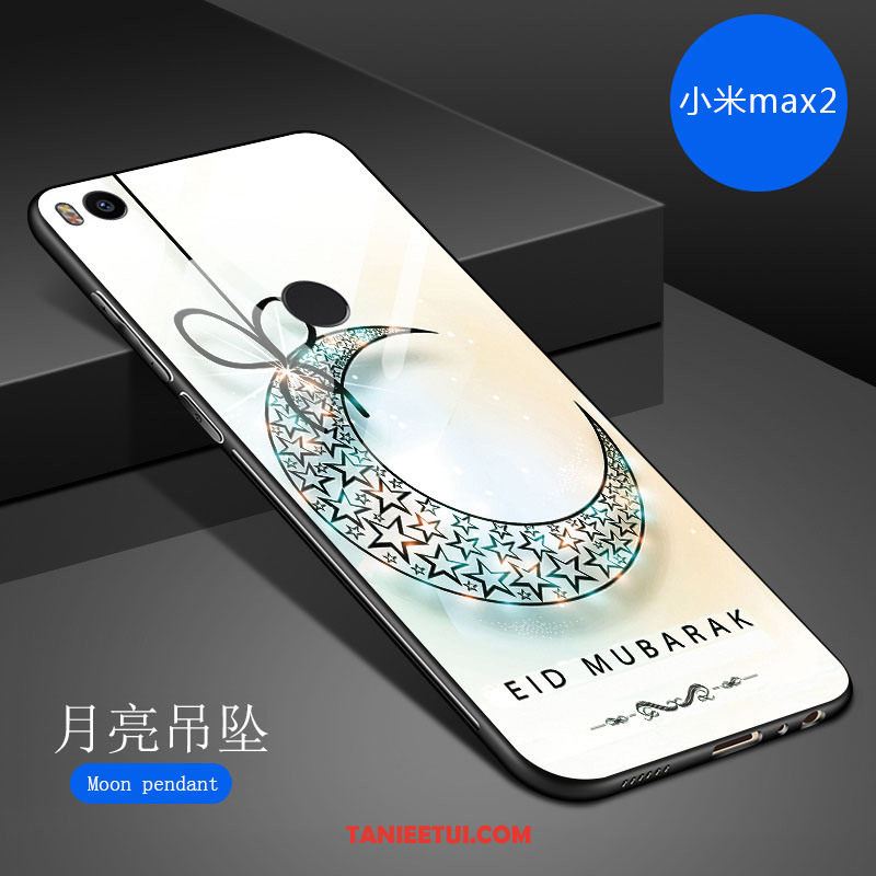 Etui Xiaomi Mi Max 2 Kreatywne Tendencja Lustro, Futerał Xiaomi Mi Max 2 Nowy Ciemno Niebieski Moda Beige