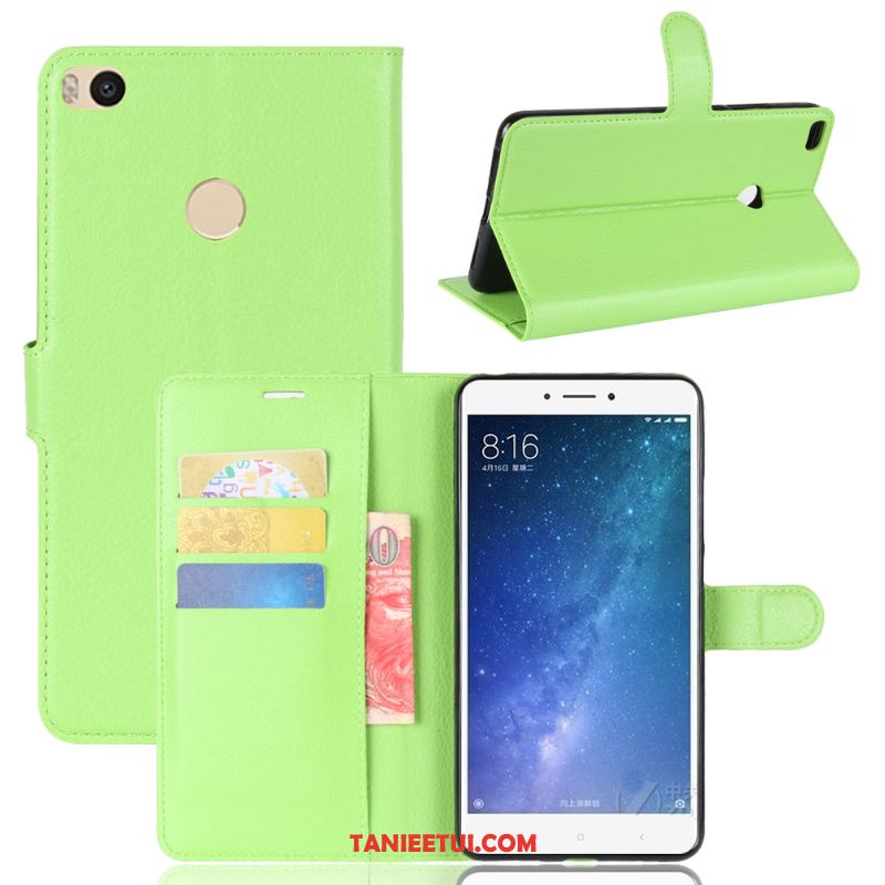 Etui Xiaomi Mi Max 2 Ochraniacz Wspornik Telefon Komórkowy, Pokrowce Xiaomi Mi Max 2 Skórzany Futerał Mały Karta Braun Beige