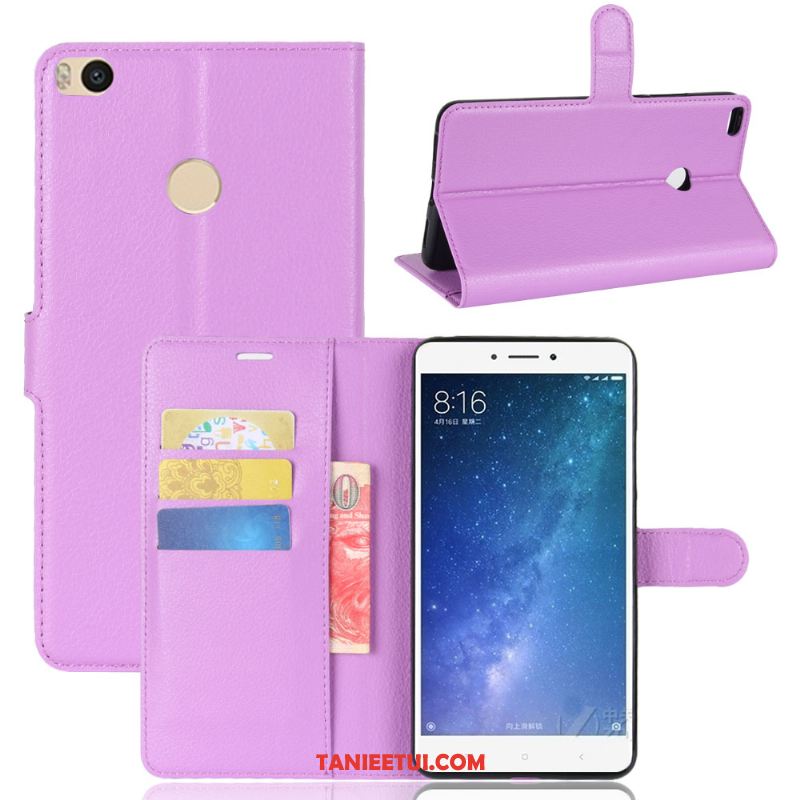 Etui Xiaomi Mi Max 2 Ochraniacz Wspornik Telefon Komórkowy, Pokrowce Xiaomi Mi Max 2 Skórzany Futerał Mały Karta Braun Beige