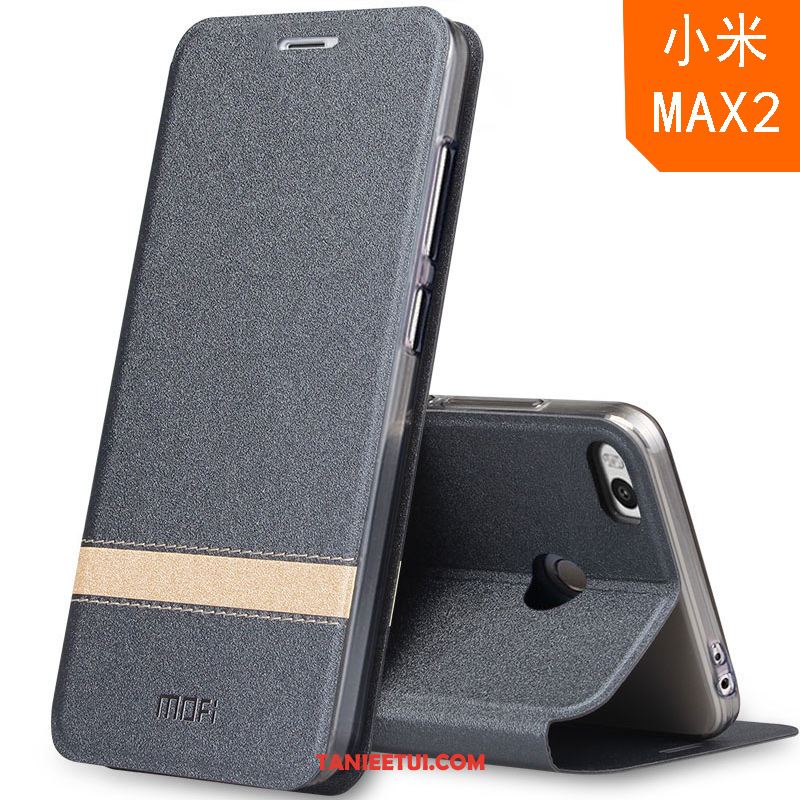 Etui Xiaomi Mi Max 2 Skórzany Futerał Anti-fall Telefon Komórkowy, Futerał Xiaomi Mi Max 2 Tendencja Złoto Spoczynek Beige