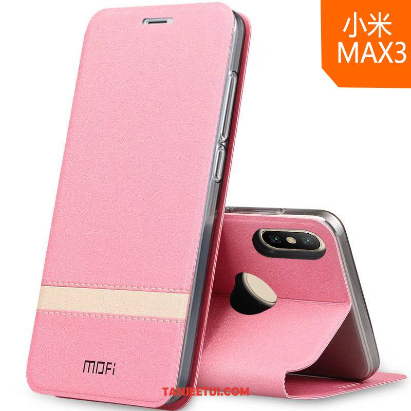 Etui Xiaomi Mi Max 3 Anti-fall Spoczynek Mały, Futerał Xiaomi Mi Max 3 Tendencja Ochraniacz Szary Beige