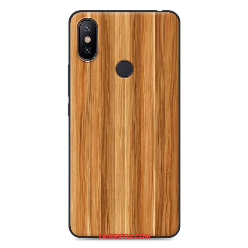 Etui Xiaomi Mi Max 3 Ochraniacz Kreatywne Miękki, Obudowa Xiaomi Mi Max 3 Silikonowe Ciemno Niebieski Duży Beige