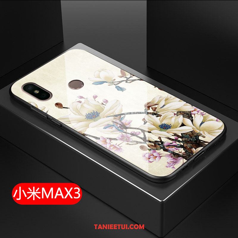 Etui Xiaomi Mi Max 3 Silikonowe Anti-fall Trudno, Pokrowce Xiaomi Mi Max 3 Mały Czerwony All Inclusive Beige