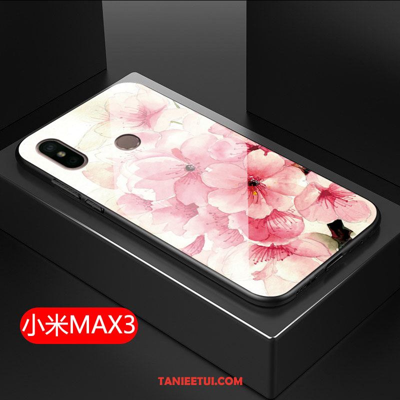 Etui Xiaomi Mi Max 3 Silikonowe Anti-fall Trudno, Pokrowce Xiaomi Mi Max 3 Mały Czerwony All Inclusive Beige