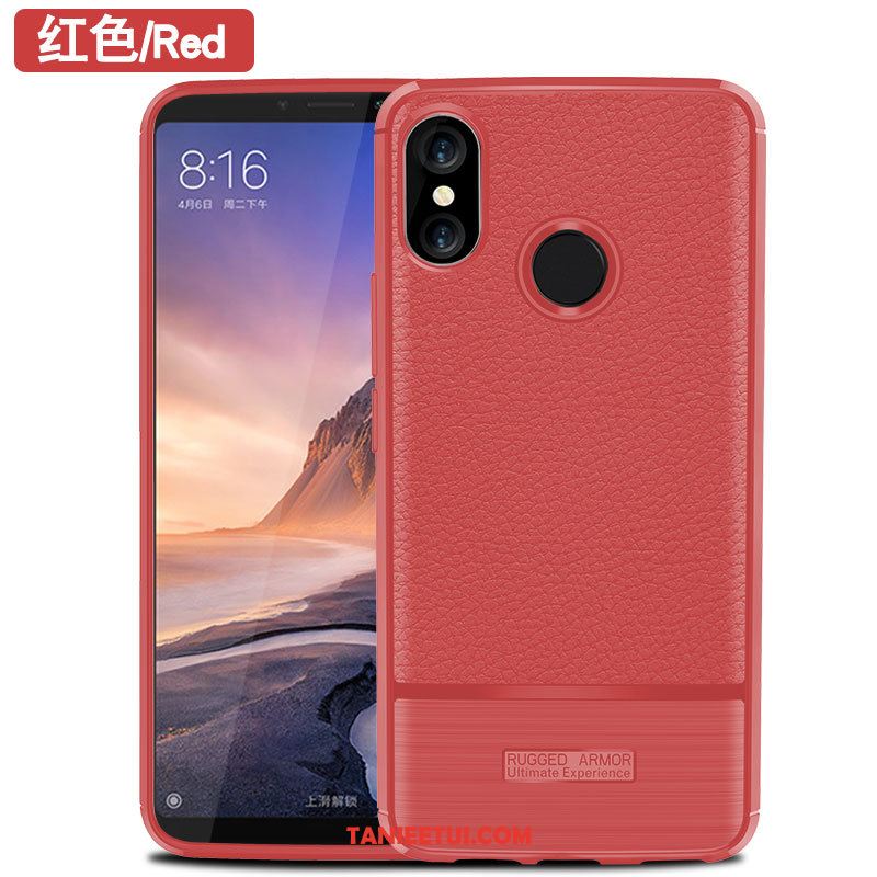 Etui Xiaomi Mi Max 3 Telefon Komórkowy Czarny Litchi, Pokrowce Xiaomi Mi Max 3 Wzór Mały Beige