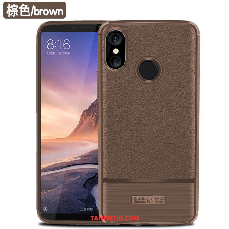 Etui Xiaomi Mi Max 3 Telefon Komórkowy Czarny Litchi, Pokrowce Xiaomi Mi Max 3 Wzór Mały Beige