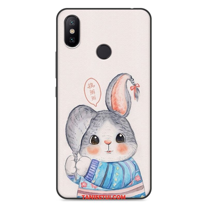 Etui Xiaomi Mi Max 3 Telefon Komórkowy Ochraniacz Tendencja, Obudowa Xiaomi Mi Max 3 Ciemno Niebieski Miękki Kreskówka Beige