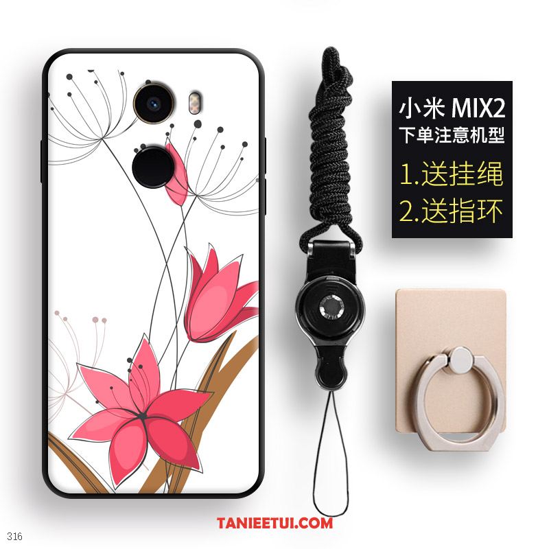 Etui Xiaomi Mi Mix 2 All Inclusive Motyl Ring, Pokrowce Xiaomi Mi Mix 2 Mały Kolor Miękki Beige