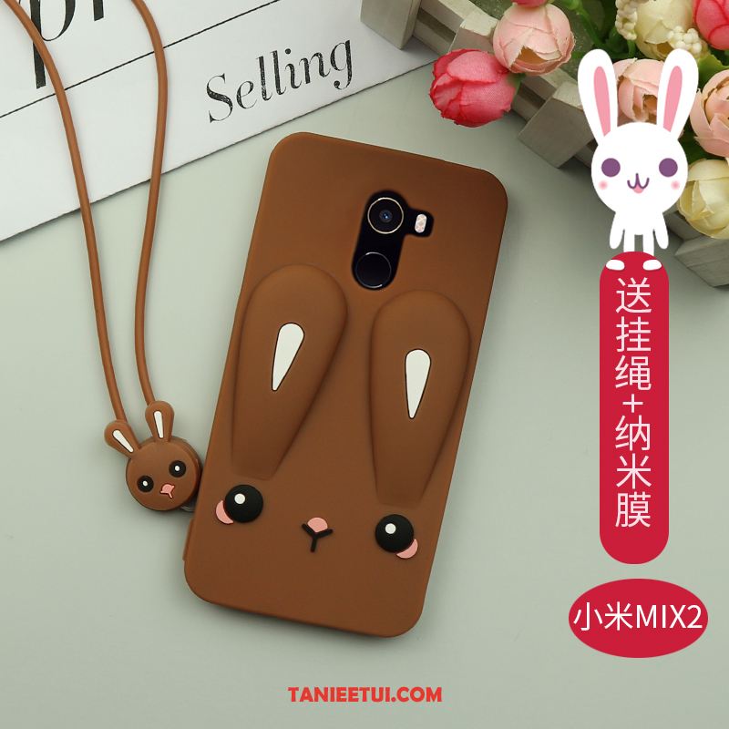 Etui Xiaomi Mi Mix 2 All Inclusive Super Mały, Futerał Xiaomi Mi Mix 2 Kreskówka Kreatywne Piękny Braun Beige