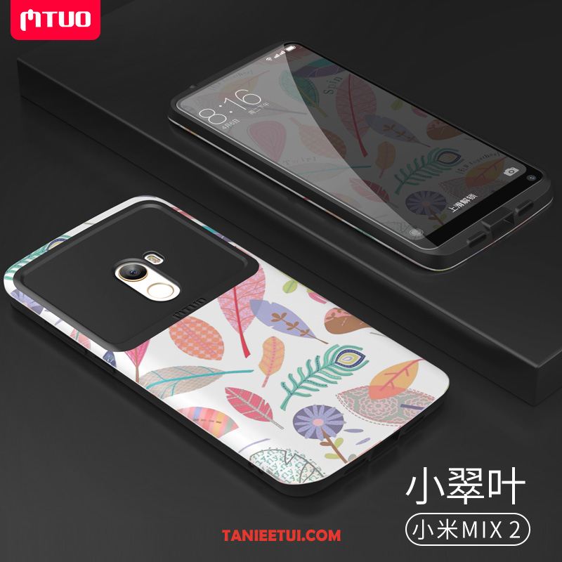 Etui Xiaomi Mi Mix 2 Kotek Kreskówka Czarny, Obudowa Xiaomi Mi Mix 2 Tendencja Osobowość Trudno Beige