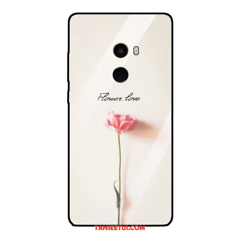 Etui Xiaomi Mi Mix 2 Mały Świeży Telefon Komórkowy, Pokrowce Xiaomi Mi Mix 2 Kwiaty Roślina Anti-fall Beige