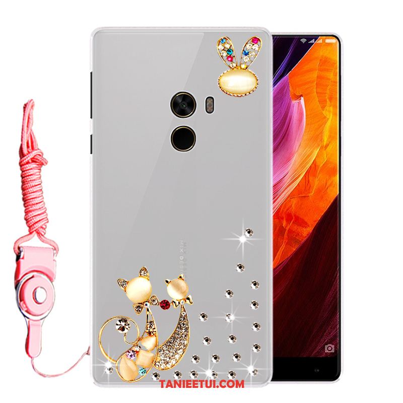 Etui Xiaomi Mi Mix 2 Miękki Kreatywne Telefon Komórkowy, Obudowa Xiaomi Mi Mix 2 Silikonowe Nubuku Anti-fall Beige