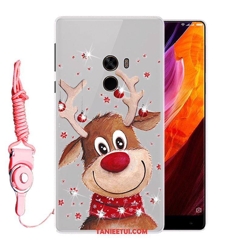 Etui Xiaomi Mi Mix 2 Miękki Kreatywne Telefon Komórkowy, Obudowa Xiaomi Mi Mix 2 Silikonowe Nubuku Anti-fall Beige