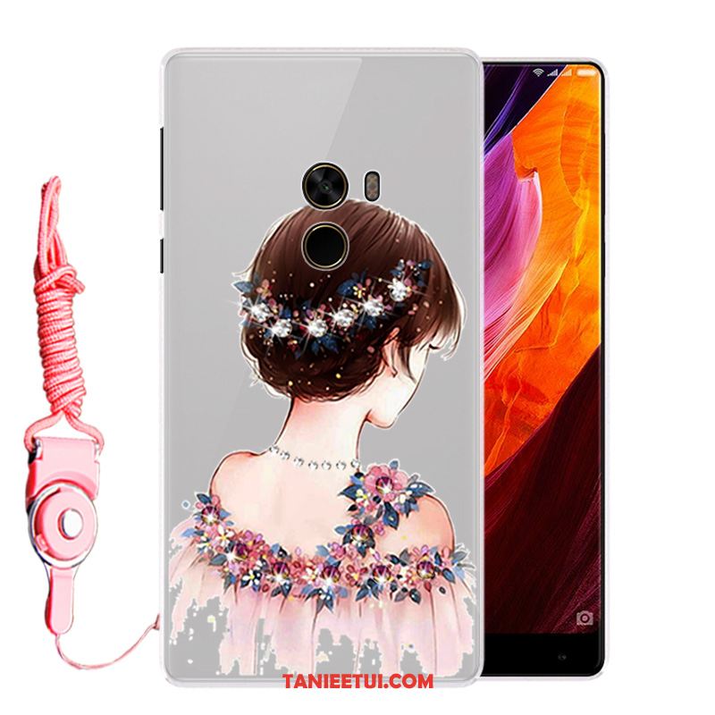 Etui Xiaomi Mi Mix 2 Miękki Kreatywne Telefon Komórkowy, Obudowa Xiaomi Mi Mix 2 Silikonowe Nubuku Anti-fall Beige