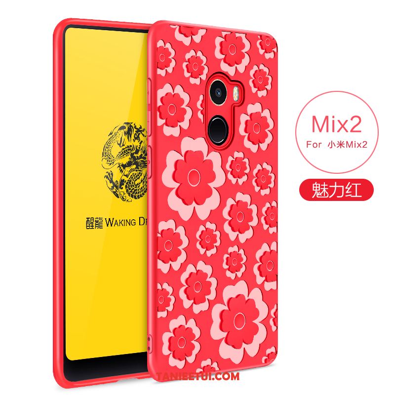 Etui Xiaomi Mi Mix 2 Miękki Osobowość Wzór, Pokrowce Xiaomi Mi Mix 2 Niebieski Anti-fall Telefon Komórkowy Beige