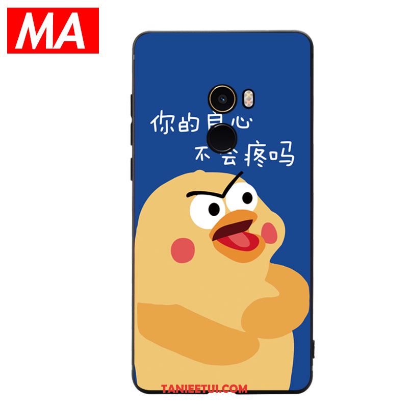 Etui Xiaomi Mi Mix 2 Miękki Piękny Kreskówka, Pokrowce Xiaomi Mi Mix 2 Ochraniacz Niebieski Silikonowe Beige