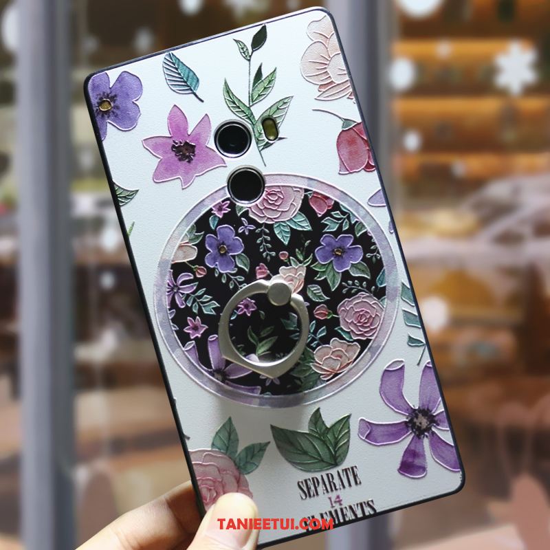 Etui Xiaomi Mi Mix 2 Ochraniacz Różowe Mały, Pokrowce Xiaomi Mi Mix 2 Wiszące Ozdoby Ring Klamra Beige