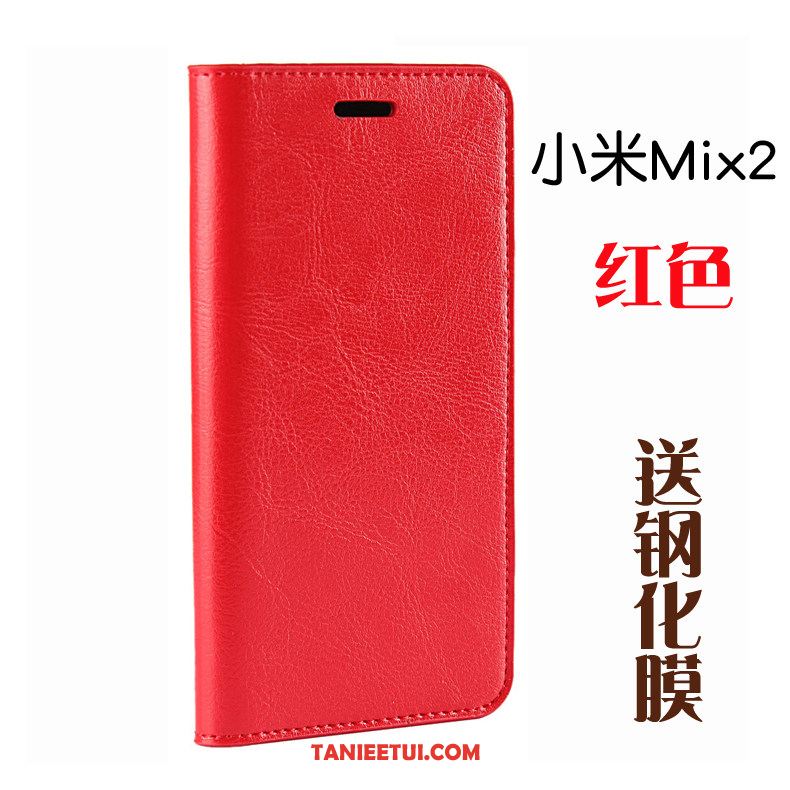 Etui Xiaomi Mi Mix 2 Prawdziwa Skóra Mały All Inclusive, Pokrowce Xiaomi Mi Mix 2 Telefon Komórkowy Anti-fall Ochraniacz Braun Beige