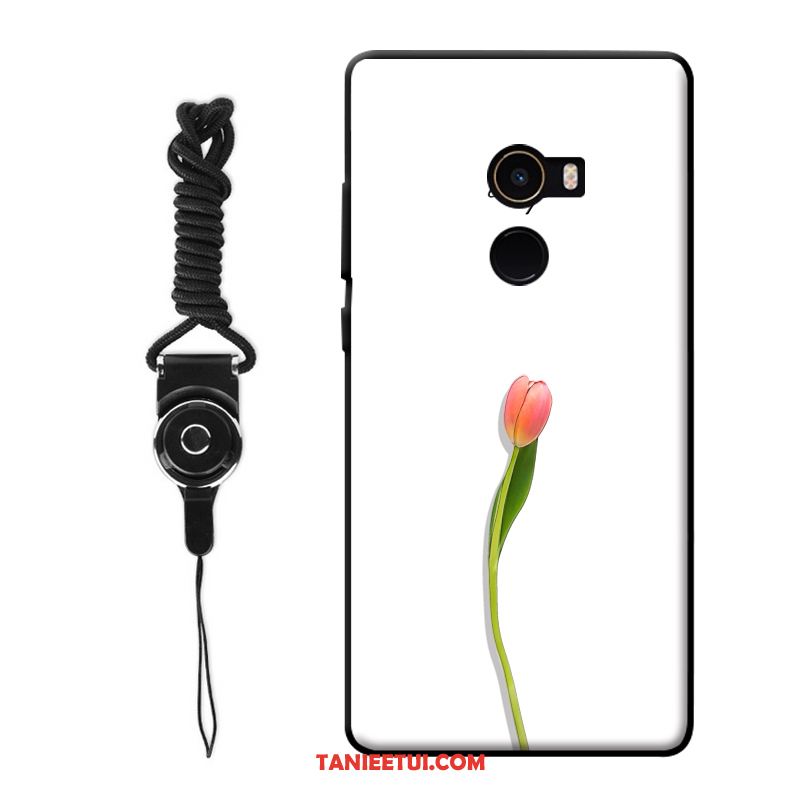 Etui Xiaomi Mi Mix 2 Proste Mały Telefon Komórkowy, Pokrowce Xiaomi Mi Mix 2 Sztuka Zielony Kwiaty Beige