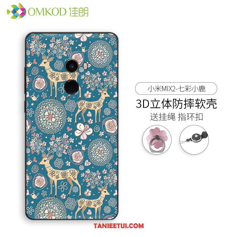 Etui Xiaomi Mi Mix 2 Telefon Komórkowy Osobowość Anti-fall, Pokrowce Xiaomi Mi Mix 2 Niebieski Cienkie Ochraniacz Beige