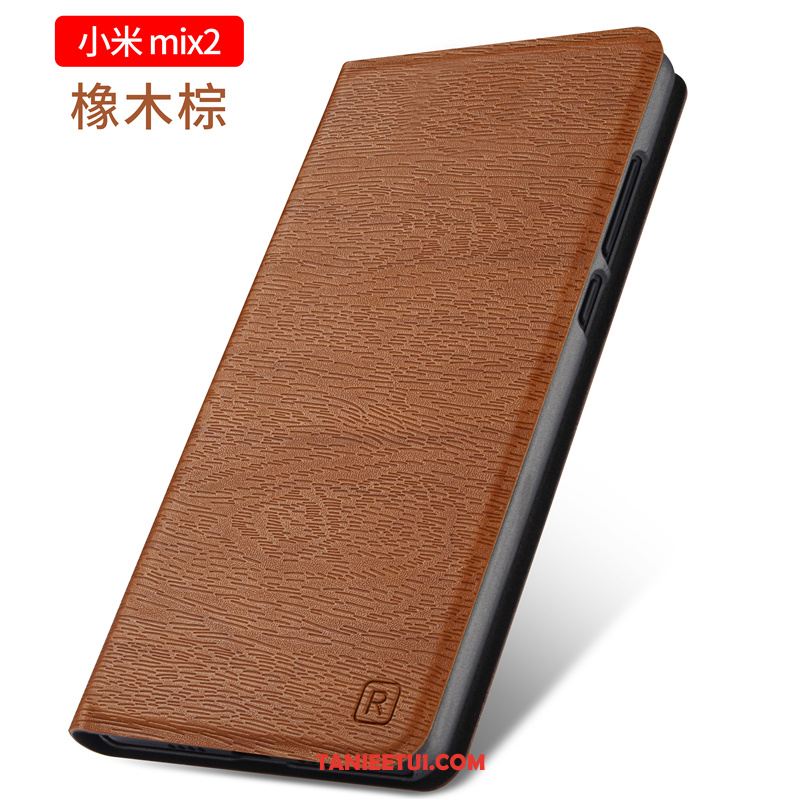 Etui Xiaomi Mi Mix 2 Złoto Nubuku Cienkie, Futerał Xiaomi Mi Mix 2 Tendencja Ochraniacz All Inclusive Beige