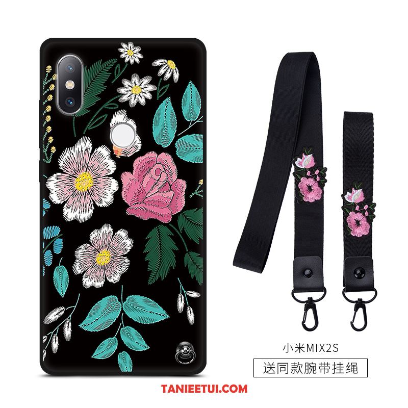 Etui Xiaomi Mi Mix 2s Anti-fall Telefon Komórkowy Mały, Pokrowce Xiaomi Mi Mix 2s Vintage Ochraniacz Silikonowe Beige