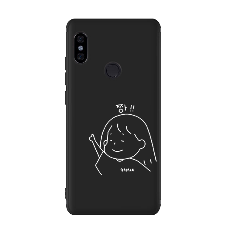 Etui Xiaomi Mi Mix 2s Czerwony Mały Telefon Komórkowy, Obudowa Xiaomi Mi Mix 2s Silikonowe Kreskówka Czarny Beige