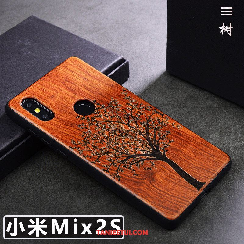 Etui Xiaomi Mi Mix 2s Kreatywne Anti-fall Sztuka, Pokrowce Xiaomi Mi Mix 2s Ochraniacz Tendencja Proste Braun Beige