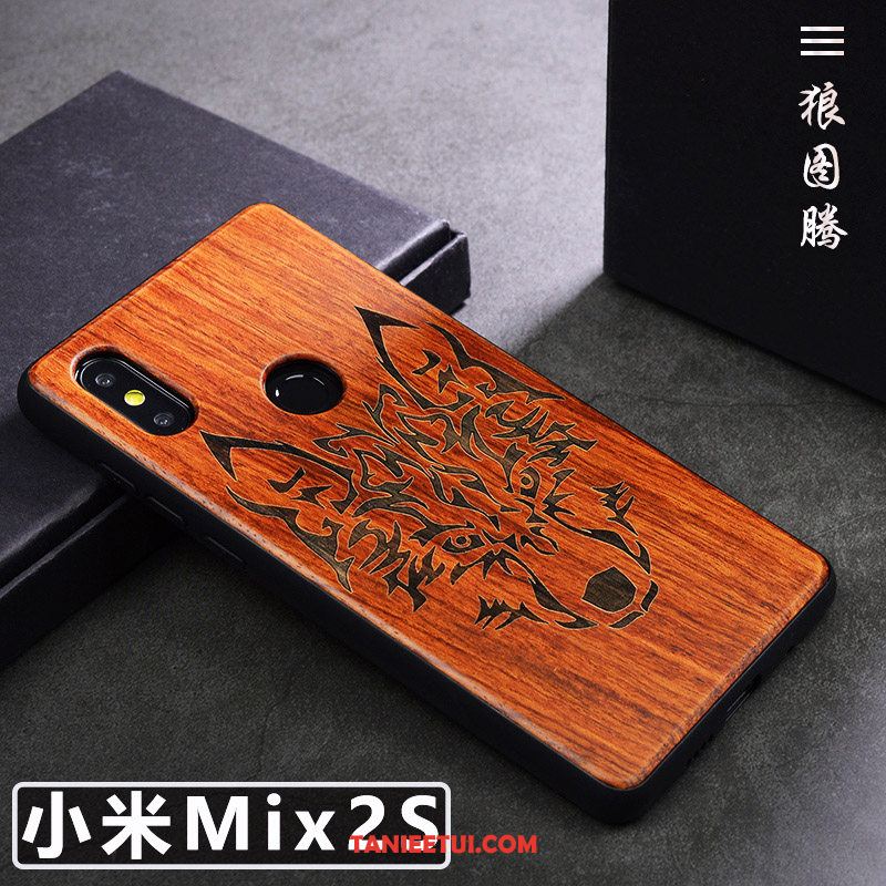 Etui Xiaomi Mi Mix 2s Kreatywne Anti-fall Sztuka, Pokrowce Xiaomi Mi Mix 2s Ochraniacz Tendencja Proste Braun Beige