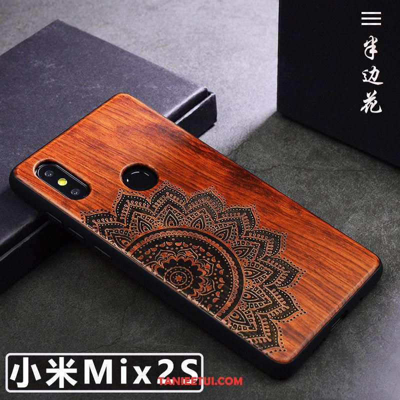 Etui Xiaomi Mi Mix 2s Kreatywne Anti-fall Sztuka, Pokrowce Xiaomi Mi Mix 2s Ochraniacz Tendencja Proste Braun Beige