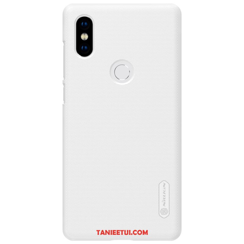 Etui Xiaomi Mi Mix 2s Mały Czerwony Telefon Komórkowy, Obudowa Xiaomi Mi Mix 2s Nubuku Ochraniacz Anti-fall Beige