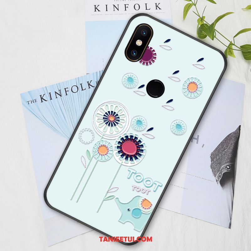 Etui Xiaomi Mi Mix 2s Miękki Anti-fall All Inclusive, Pokrowce Xiaomi Mi Mix 2s Purpurowy Z Haftem Nowy Beige