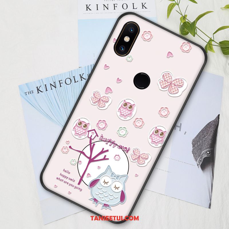 Etui Xiaomi Mi Mix 2s Miękki Anti-fall All Inclusive, Pokrowce Xiaomi Mi Mix 2s Purpurowy Z Haftem Nowy Beige