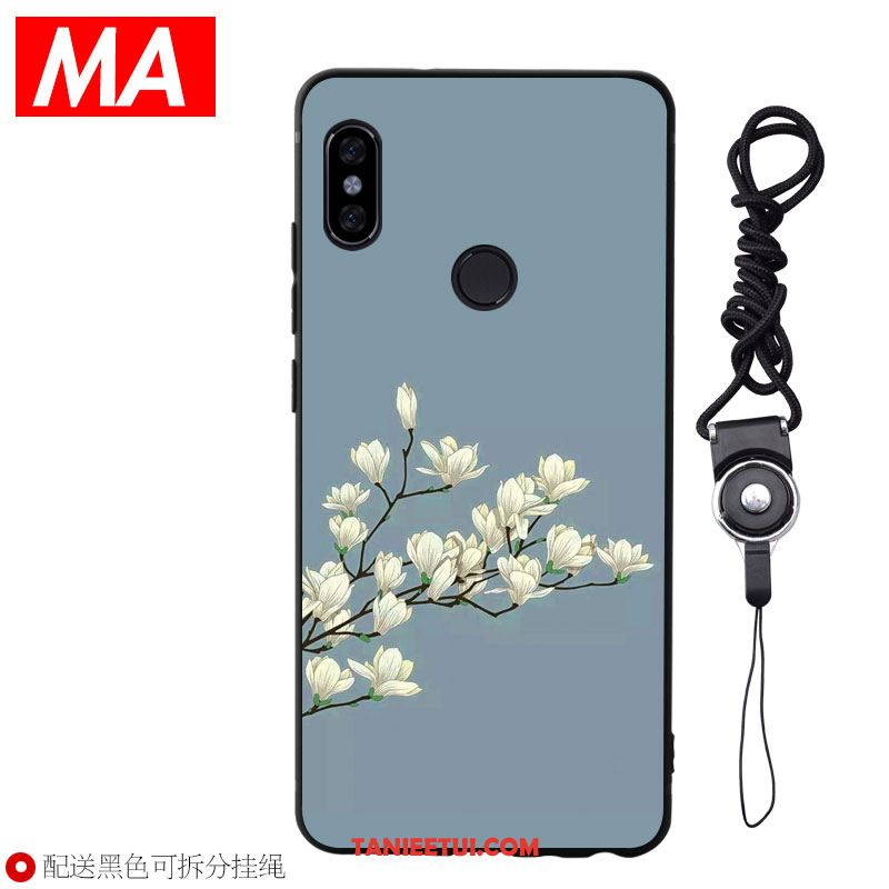 Etui Xiaomi Mi Mix 2s Niebieski Ochraniacz Piękny, Futerał Xiaomi Mi Mix 2s Chiński Styl Silikonowe Telefon Komórkowy Beige