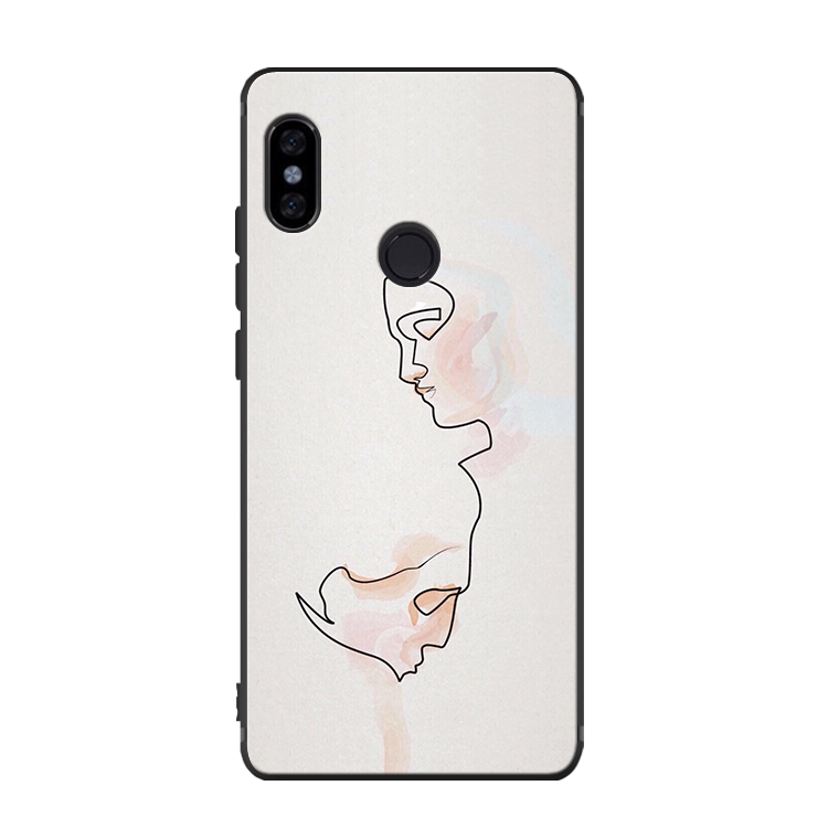 Etui Xiaomi Mi Mix 2s Ochraniacz All Inclusive Czarny, Obudowa Xiaomi Mi Mix 2s Kreatywne Osobowość Telefon Komórkowy Beige