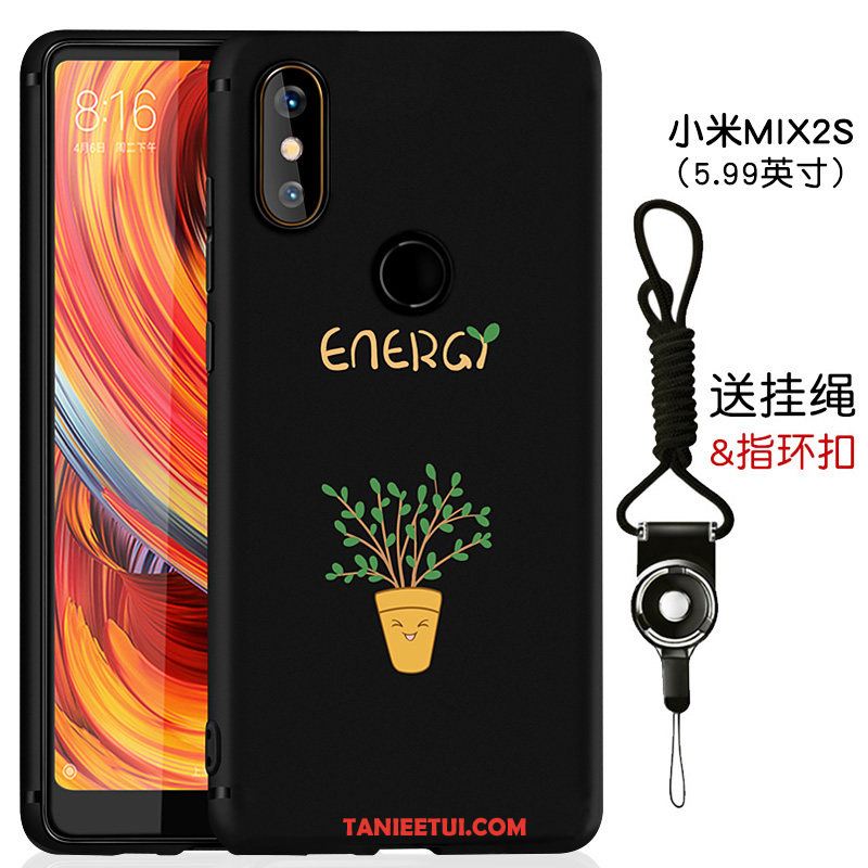 Etui Xiaomi Mi Mix 2s Piękny Tendencja Wiszące Ozdoby, Futerał Xiaomi Mi Mix 2s Cienkie Czarny Silikonowe Beige