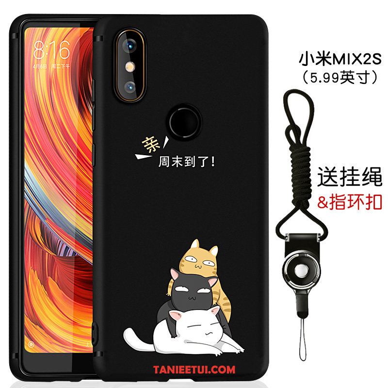 Etui Xiaomi Mi Mix 2s Piękny Tendencja Wiszące Ozdoby, Futerał Xiaomi Mi Mix 2s Cienkie Czarny Silikonowe Beige