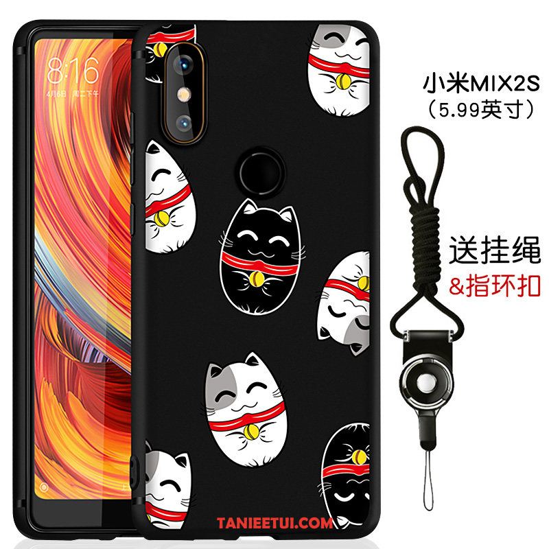 Etui Xiaomi Mi Mix 2s Piękny Tendencja Wiszące Ozdoby, Futerał Xiaomi Mi Mix 2s Cienkie Czarny Silikonowe Beige