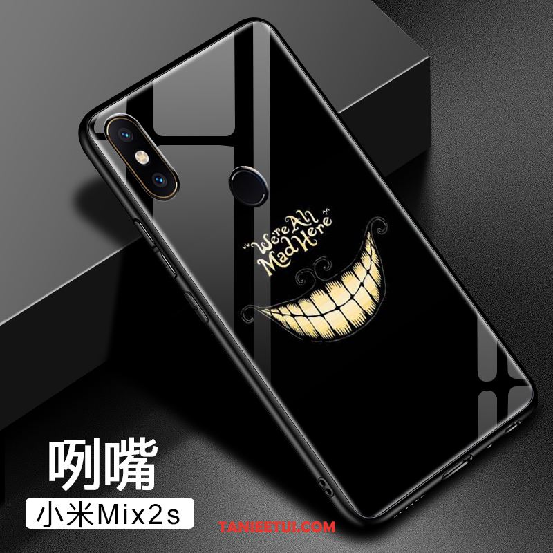 Etui Xiaomi Mi Mix 2s Tendencja All Inclusive Czarny, Pokrowce Xiaomi Mi Mix 2s Kreatywne Czerwony Netto Tylna Pokrywa Beige