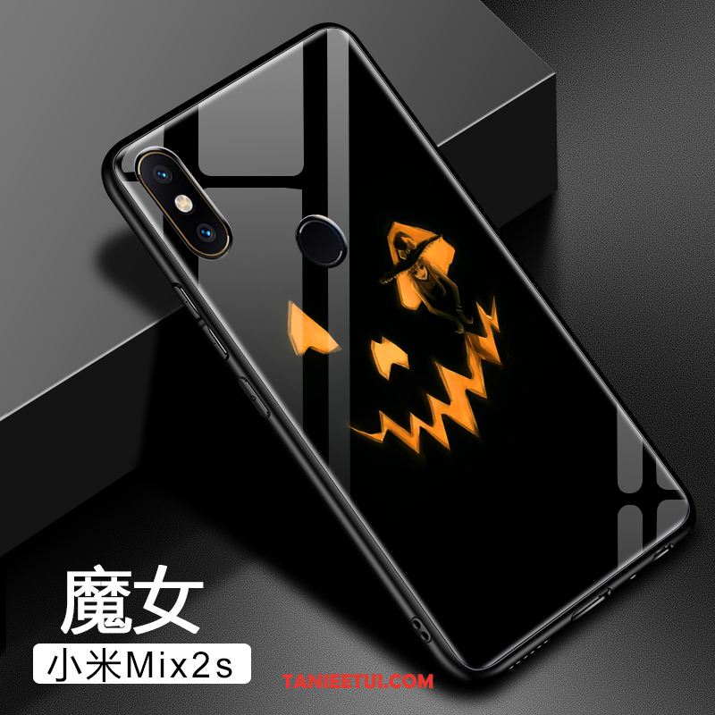 Etui Xiaomi Mi Mix 2s Tendencja All Inclusive Czarny, Pokrowce Xiaomi Mi Mix 2s Kreatywne Czerwony Netto Tylna Pokrywa Beige