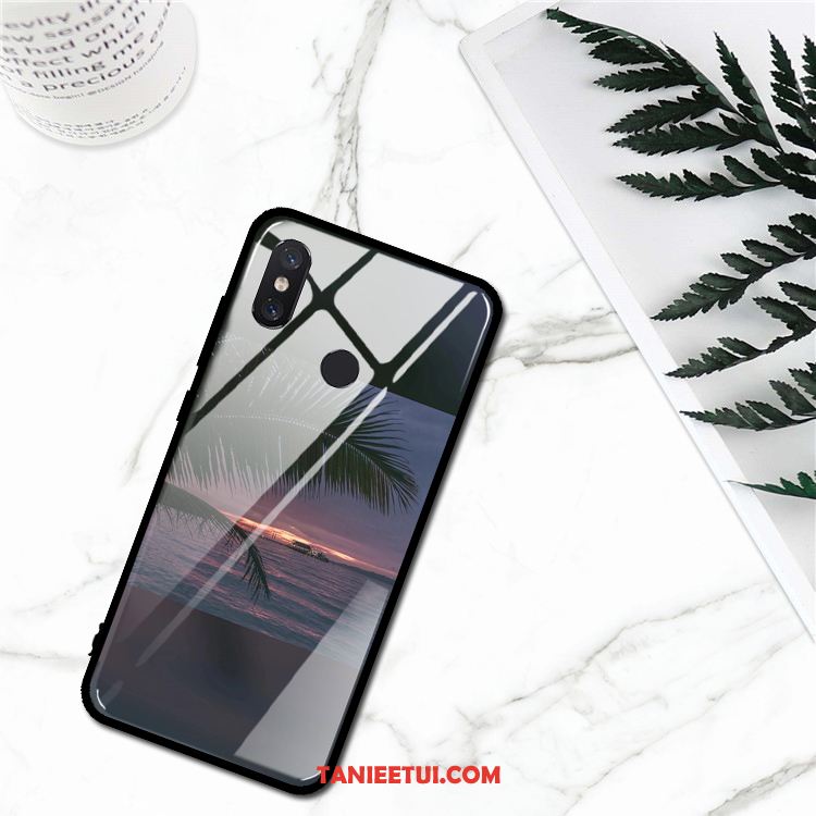 Etui Xiaomi Mi Mix 2s Wiatr Szkło Mały, Obudowa Xiaomi Mi Mix 2s Jasny Biały Zakochani Beige