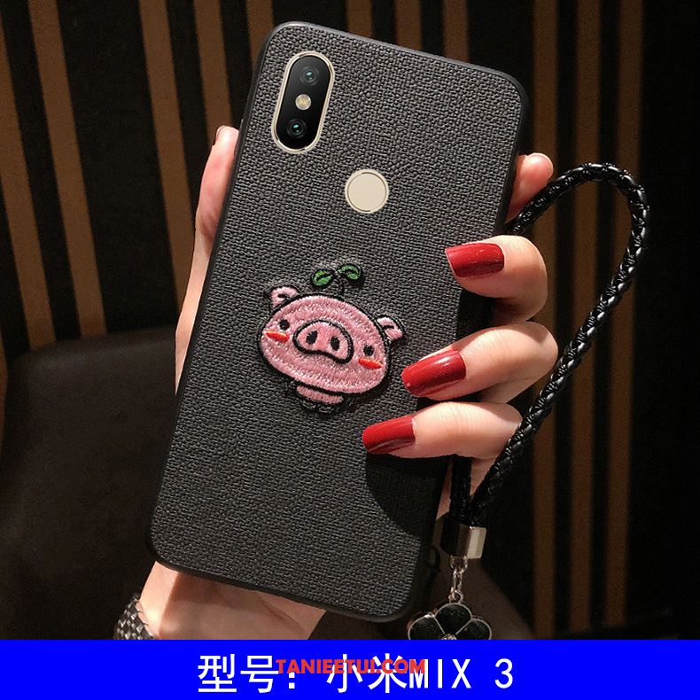 Etui Xiaomi Mi Mix 3 All Inclusive Piękny Miękki, Obudowa Xiaomi Mi Mix 3 Tendencja Kreskówka Ochraniacz Beige