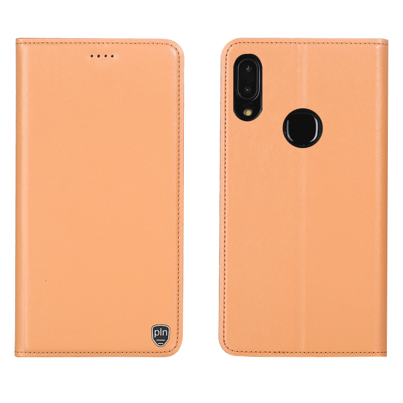 Etui Xiaomi Mi Mix 3 All Inclusive Skórzany Futerał Mały, Obudowa Xiaomi Mi Mix 3 Anti-fall Telefon Komórkowy Żółty Beige