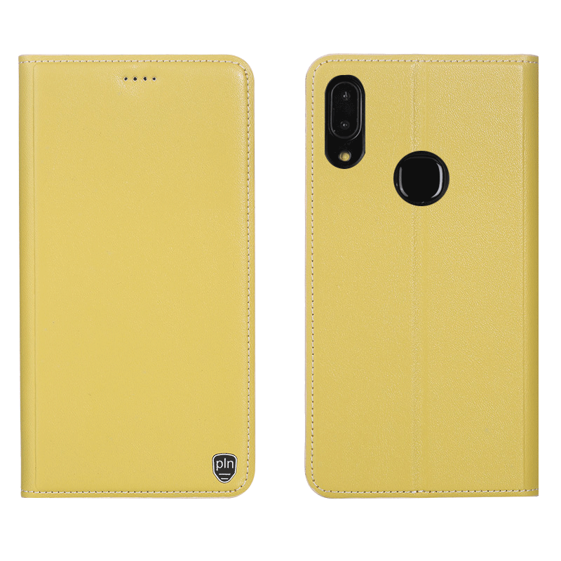 Etui Xiaomi Mi Mix 3 All Inclusive Skórzany Futerał Mały, Obudowa Xiaomi Mi Mix 3 Anti-fall Telefon Komórkowy Żółty Beige